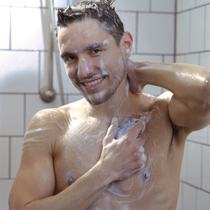 Foamie 3 in 1 Feste Duschpflege für Männer mit Wasserminze